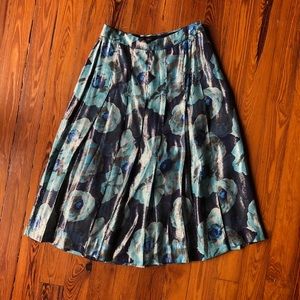 Stunning J•Crew Floral Metallic Skirt